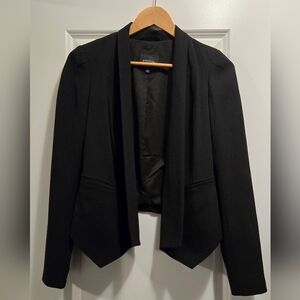 ARITZIA BABATON Dominik Blazer Open Jacket Shawl Collar Black Size 4